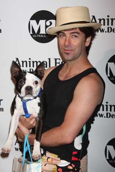 Tom Gold (NYC Ballet) with Berlini's dog Pie Photo